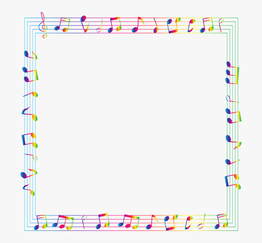 Marcos De Notas Musicales Hd Png Download Kindpng