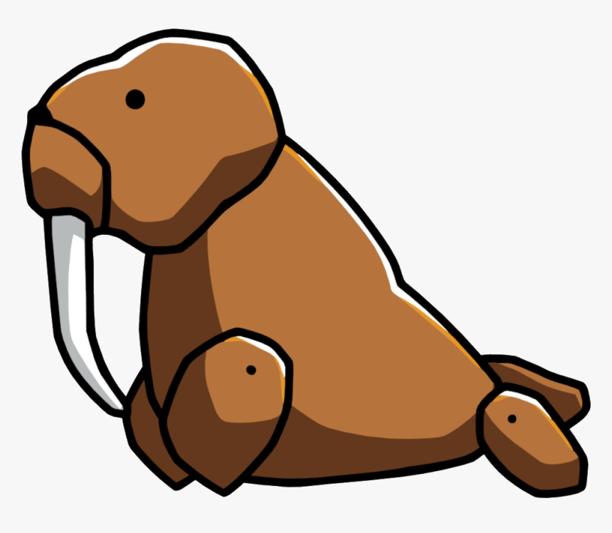 Download Walrus Png Pic - Scribblenauts Walrus, Transparent Png, Free Download