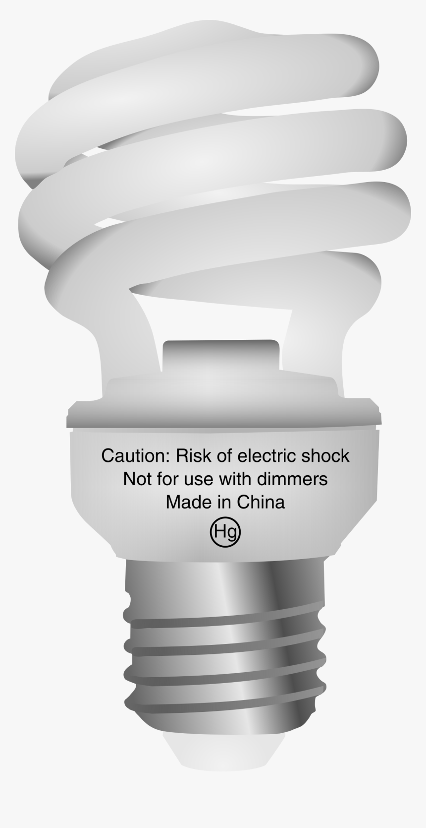 Compact Fluorescent Light Bulb Clip Arts - Fluorescent Light Bulb Png, Transparent Png, Free Download