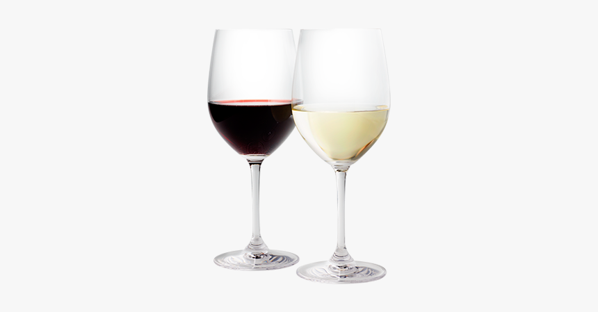 High Angle Picture Of Red And White Wine Glass On A - Glass Of Red And White Wine Png, Transparent Png, Free Download