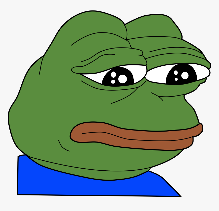  Meme  Sad Frog  Clipart Sad Frog  HD Png Download kindpng