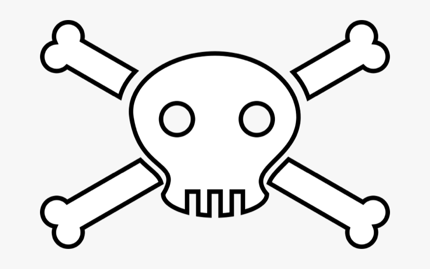 Skull And Crossbones - Death Clipart, HD Png Download, Free Download