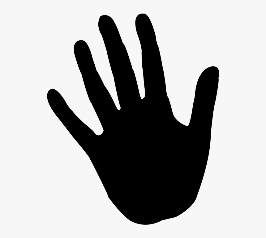 Handprint Transparent Two - Handprint Silhouette, HD Png Download, Free Download