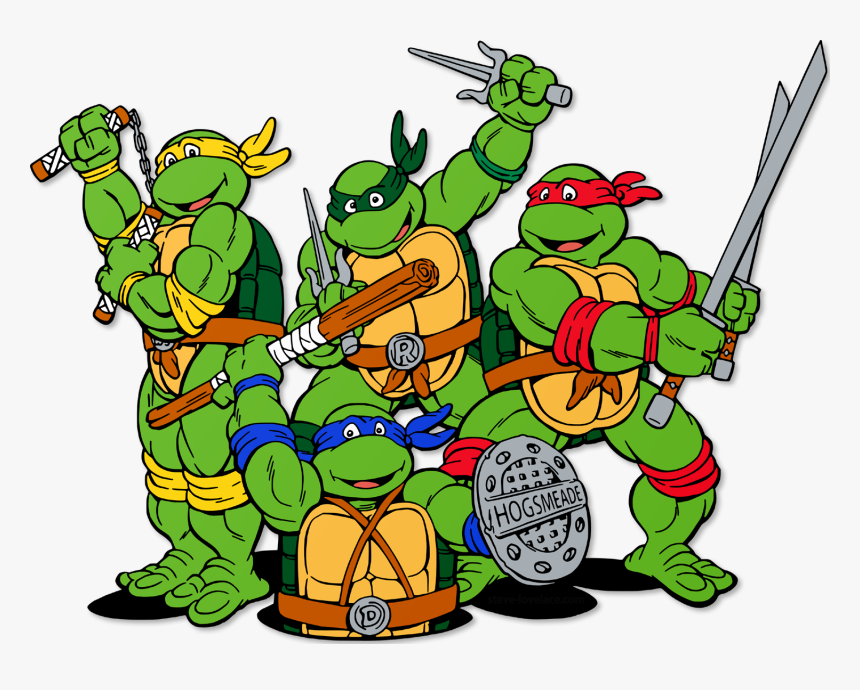 Ninja Tutles Png Image - Teenage Mutant Ninja Turtles 80s Png, Transparent Png, Free Download