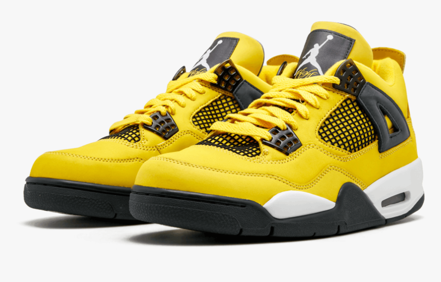 Air Jordan 4 Lightning 2018 Release Date - Jordan 4 Lightning 2018, HD Png Download, Free Download