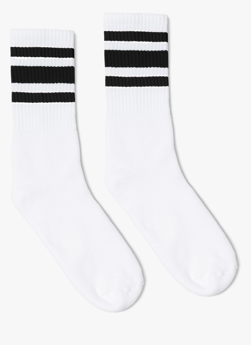 Gc52 White Blk - Sock, HD Png Download - kindpng