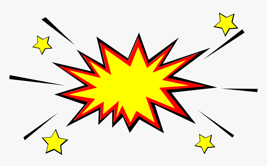 Comic Book Explosion Transparent, HD Png Download, Free Download