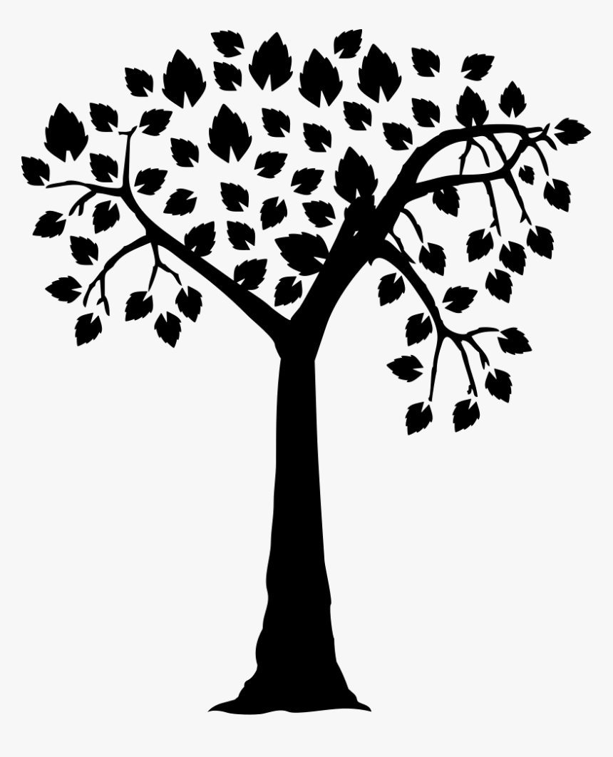 Download Romantic Tree Shape With Heart Shaped Leaves Free Svg File Tree Hd Png Download Kindpng