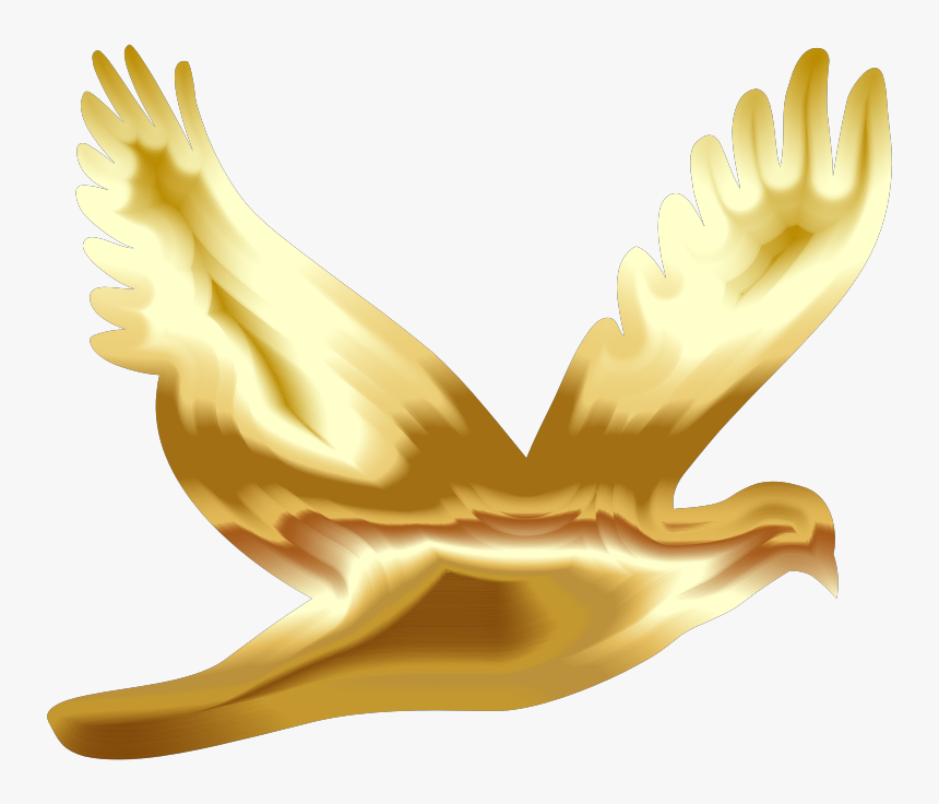 Doves Flying Png - Dove Gold No Background, Transparent Png, Free Download