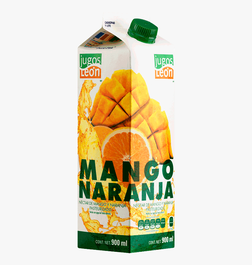 Jugo Leon Mango Naranja, HD Png Download, Free Download
