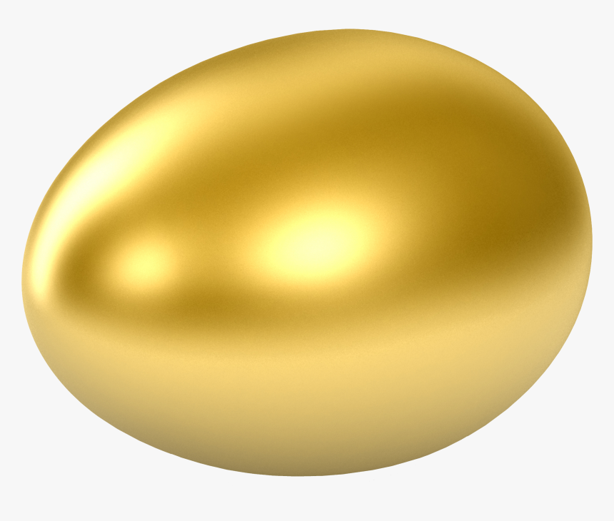 Golden Egg Transparent Background, HD Png Download - kindpng