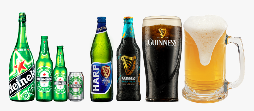 Beer, Nigerian Beer, Guinness, Star, Heineken - Beer Drinks Png, Transparent Png, Free Download