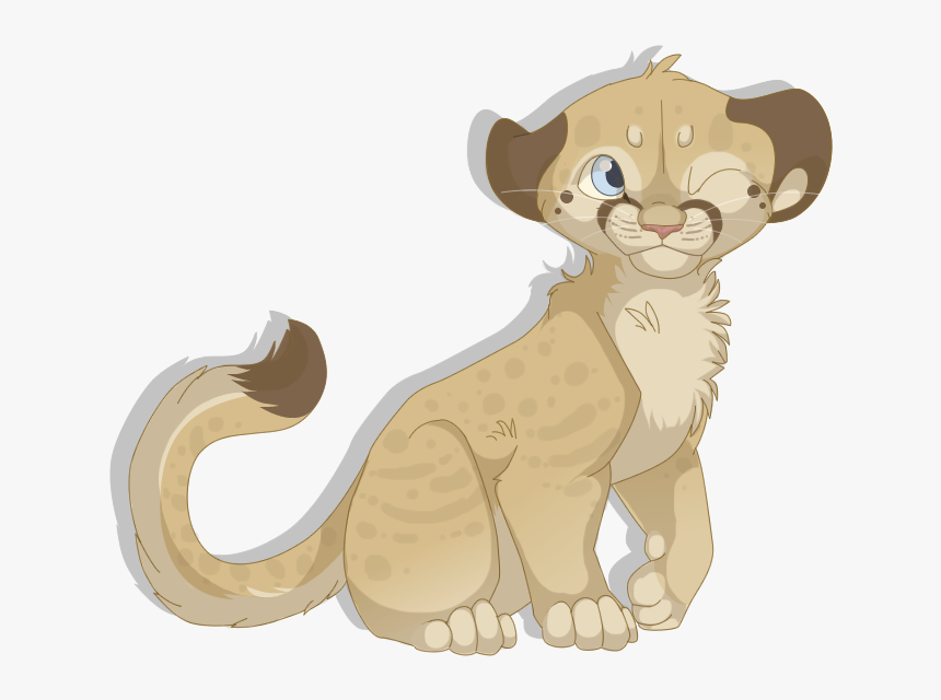 Mountain Lion Cub By Mbpanther - Cute Drawings Of Mountain Lion, HD Png Download, Free Download