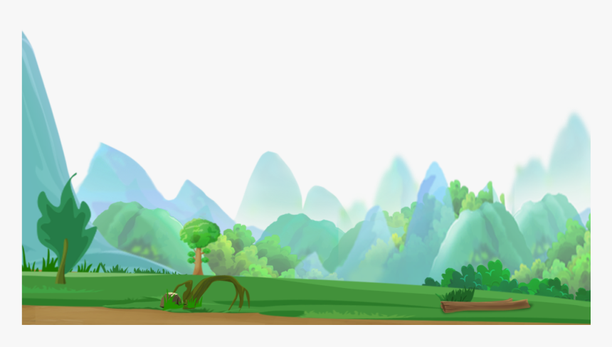 Cartoon Road Drawing Download Watercolor Painting - Animated Mountain  Transparent Background, HD Png Download - kindpng