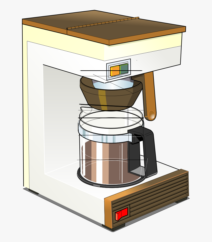 Coffee Maker Hd Transparent, Coffee Maker Purple Coffee Maker, Hand Drawn  Style, Clipart, Color PNG Image For Free Download