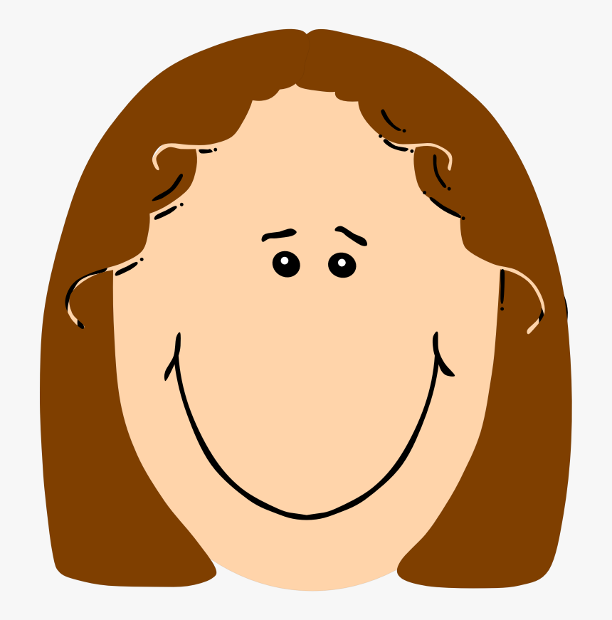 Cartoon Girl Face Clipart, HD Png Download, Free Download