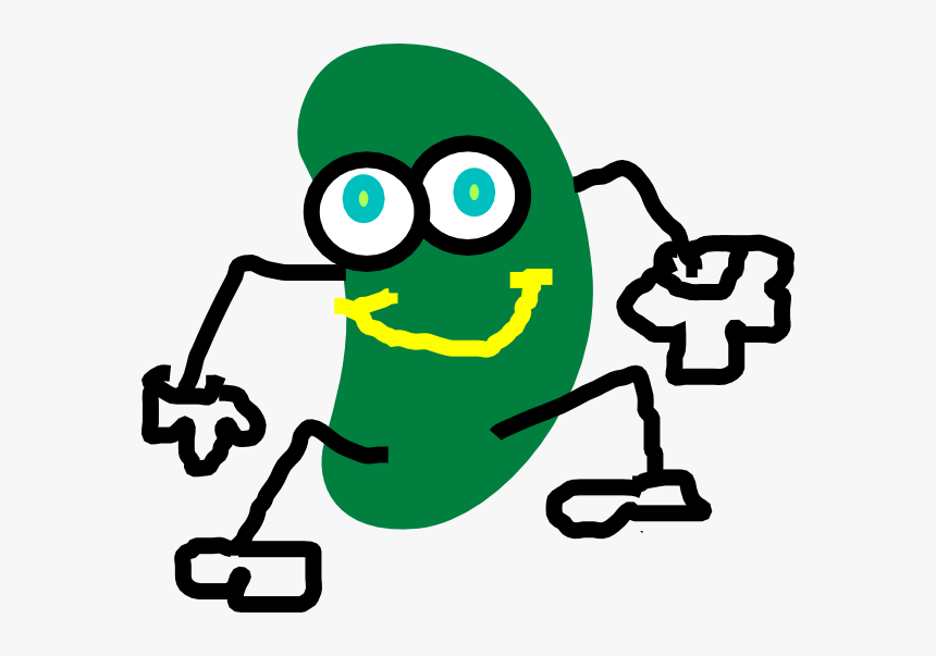 Green Jelly Beans Cartoon, HD Png Download, Free Download