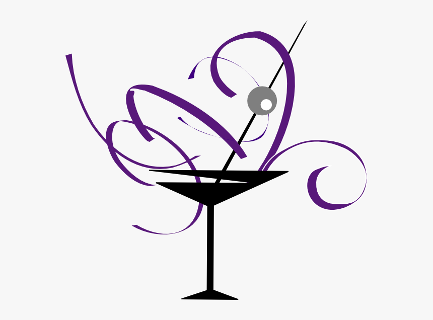 Martini Glass Cocktail Glass Clip Art Vector Free Clipart - Cocktail Vector Free Png, Transparent Png, Free Download