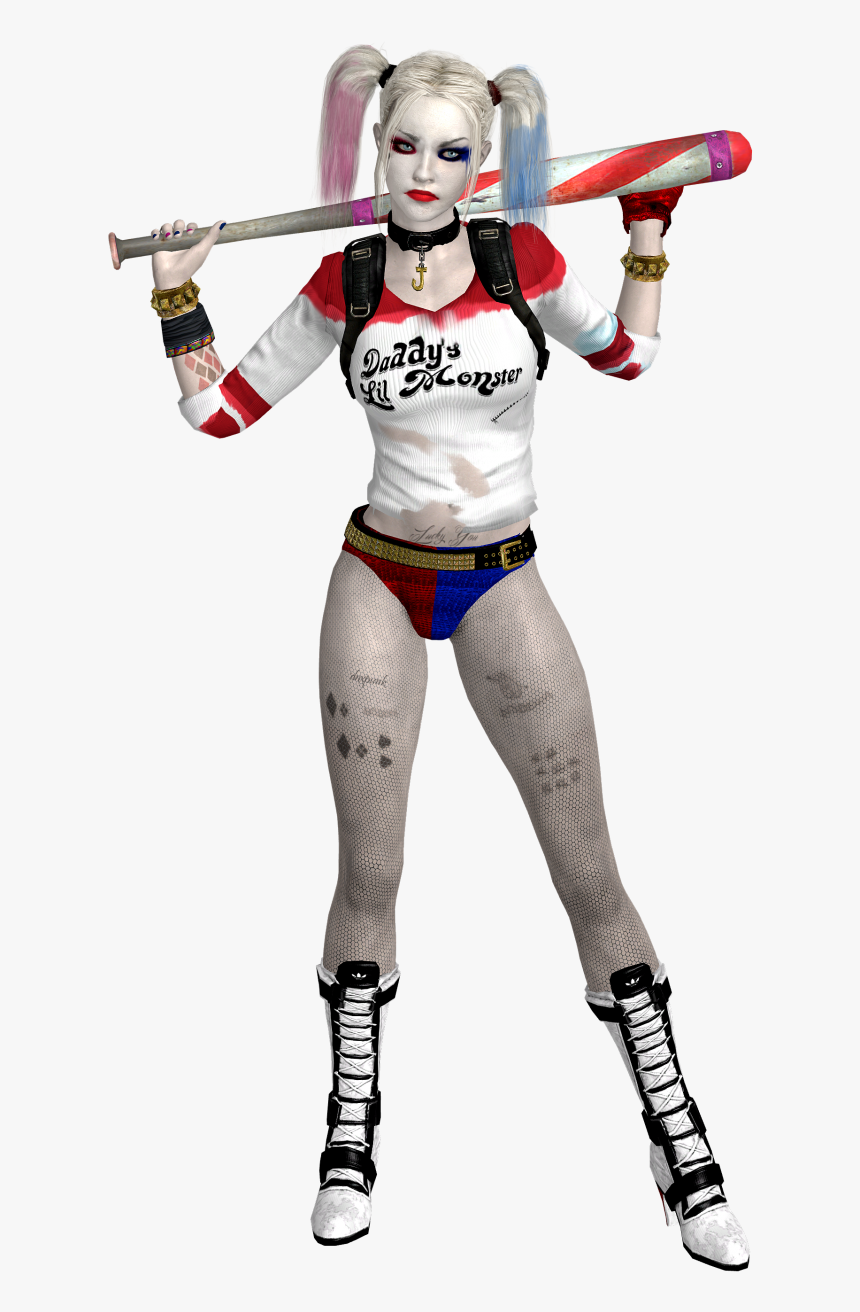 Transparent Suicide Clipart - Animated Harley Quinn Vs Margot Robbie, HD Png Download, Free Download