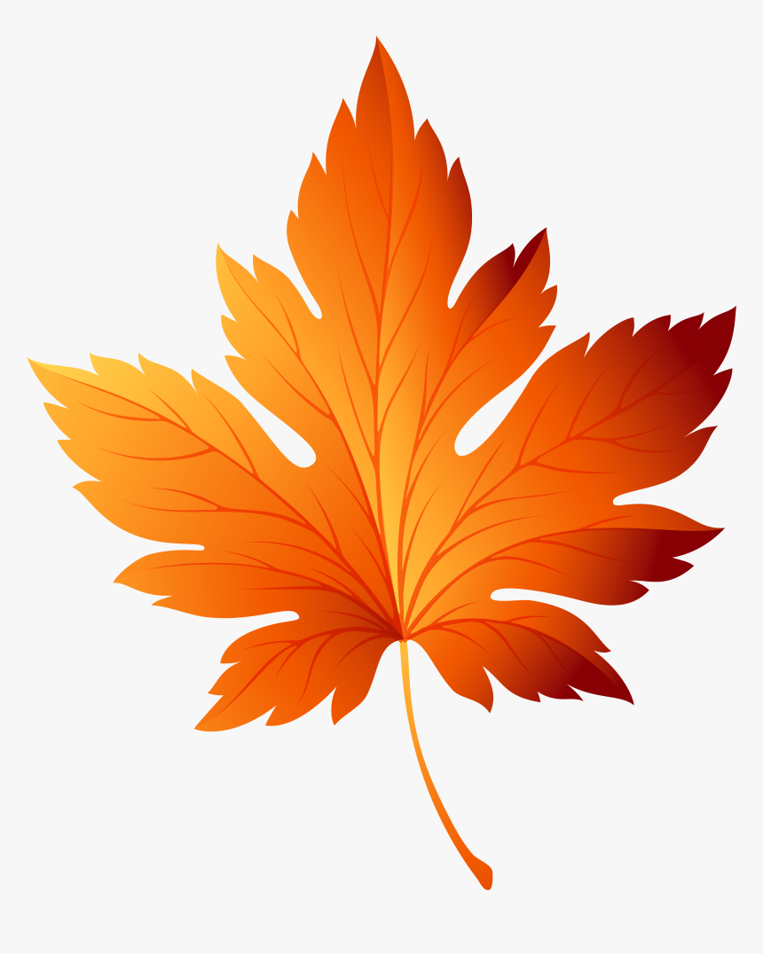 Fall Clipart Falling Leave - Clip Art Fall Leaf, HD Png Download, Free Download