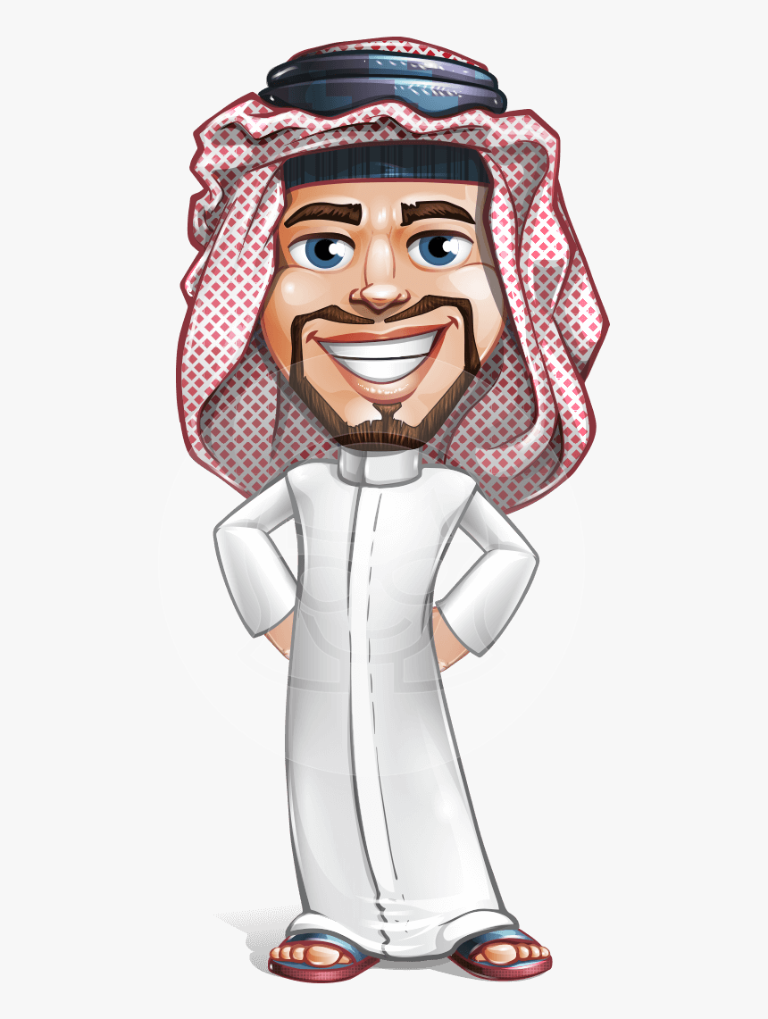 Arab Cartoon Characters, HD Png Download - kindpng