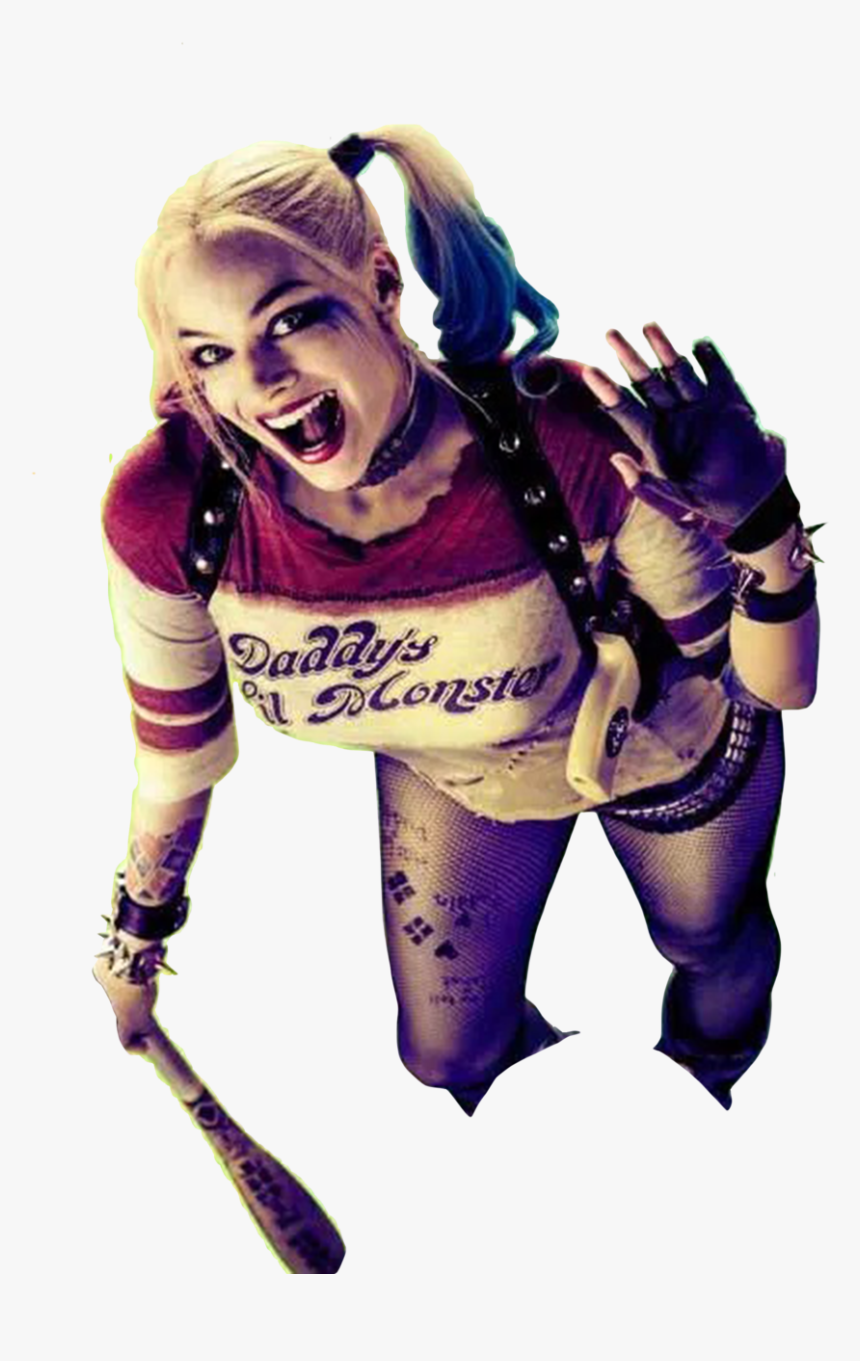 Margot Robbie Harley Quinn Joker Suicide Squad Deadshot - Margot Robbie Harley Quinn Banner, HD Png Download, Free Download