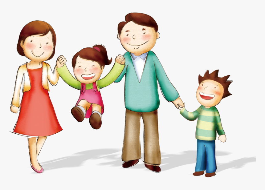 Clip Art Child Happiness A Of - Family Cartoon Images Png, Transparent ...