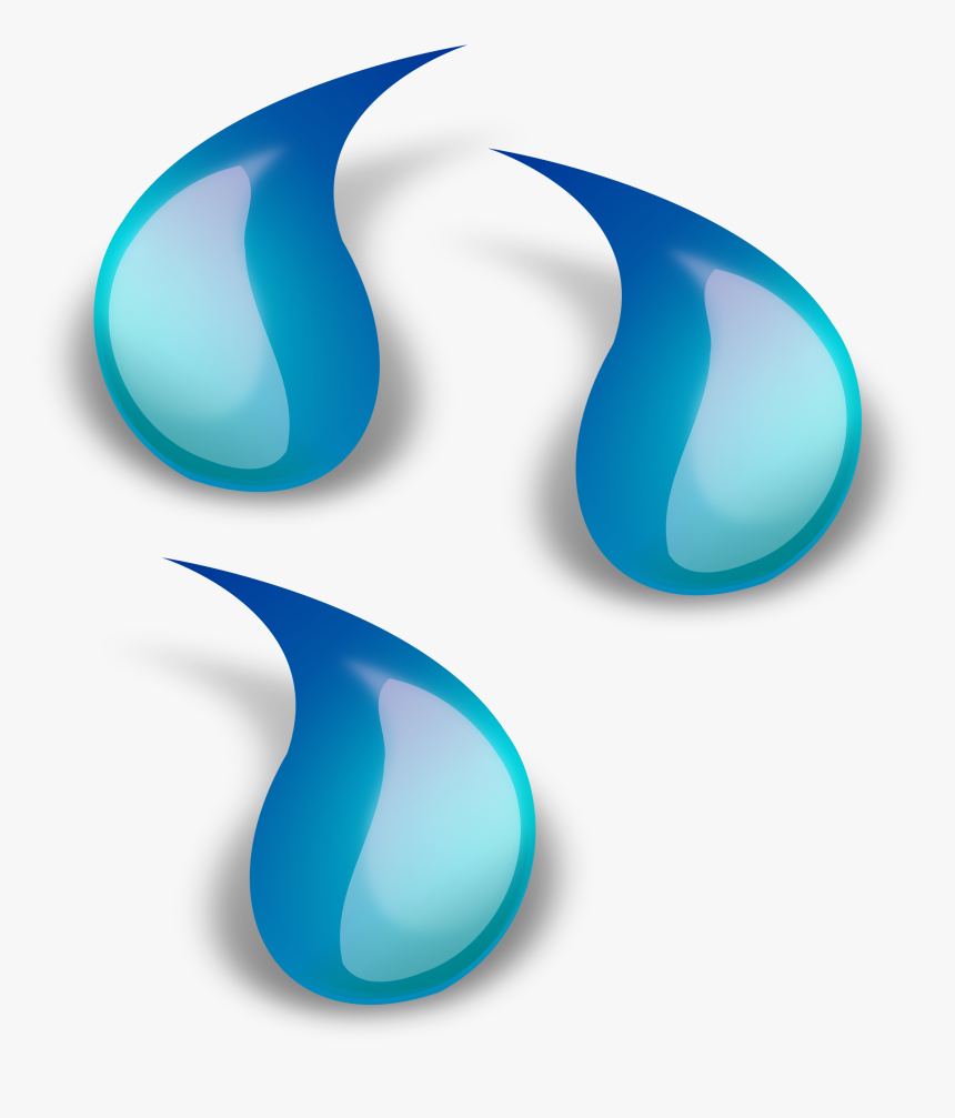 Water Drop 1 Clip Arts - Water Droplets Clip Art, HD Png Download, Free Download