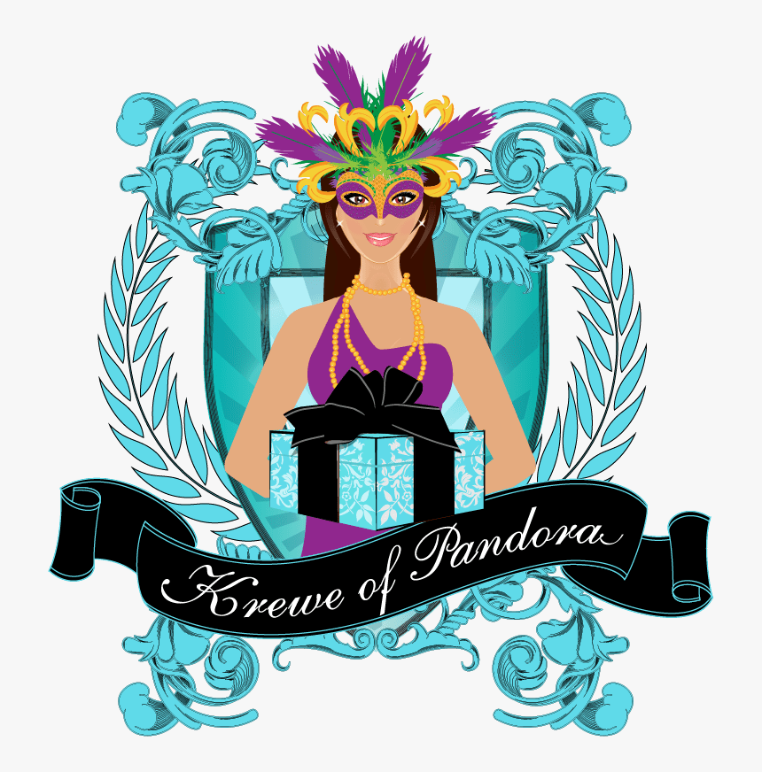 Kreweofpandora Web - Krewe Of Pandora Logo, HD Png Download, Free Download