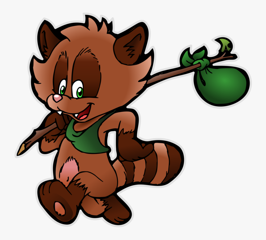 Plant,leaf,art - Tanuki Clip Art, HD Png Download, Free Download