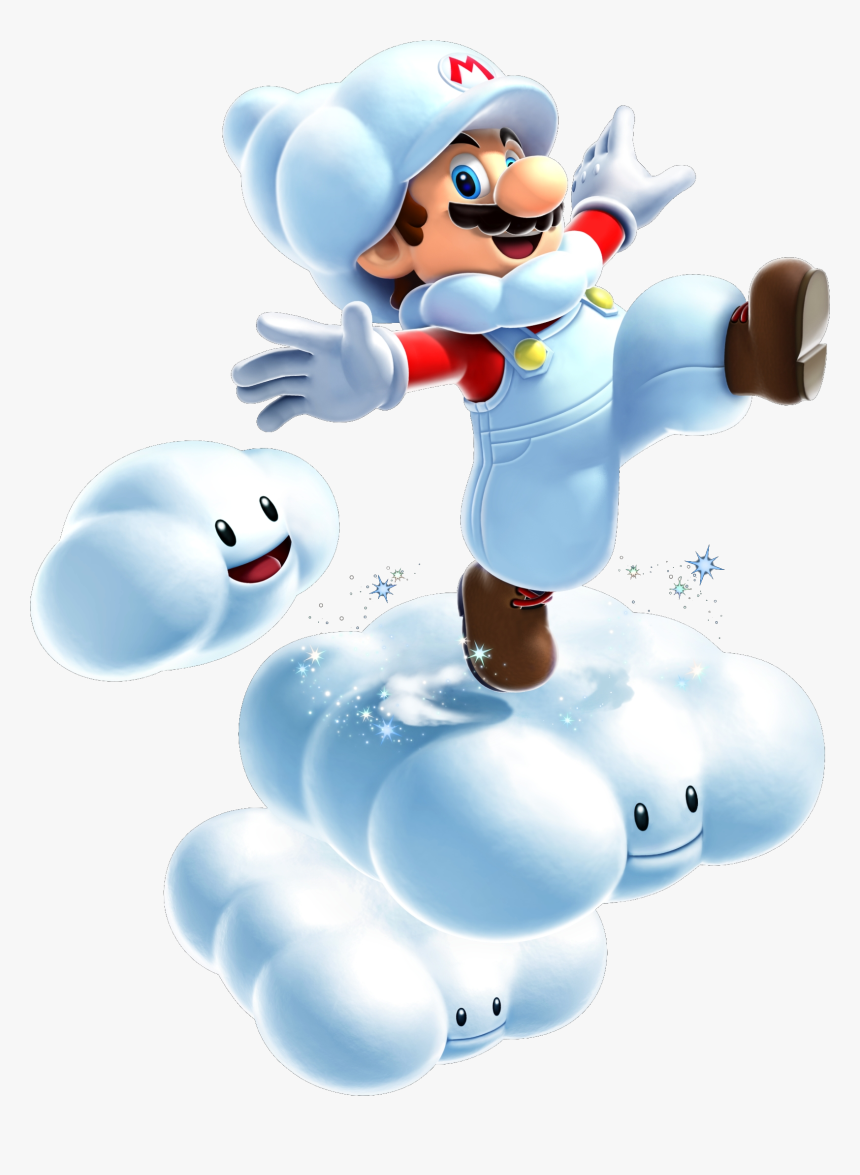 Super Mario Galaxy 2 Cloud Mario , Png Download - Super Mario Galaxy 2 Cloud Mario, Transparent Png, Free Download