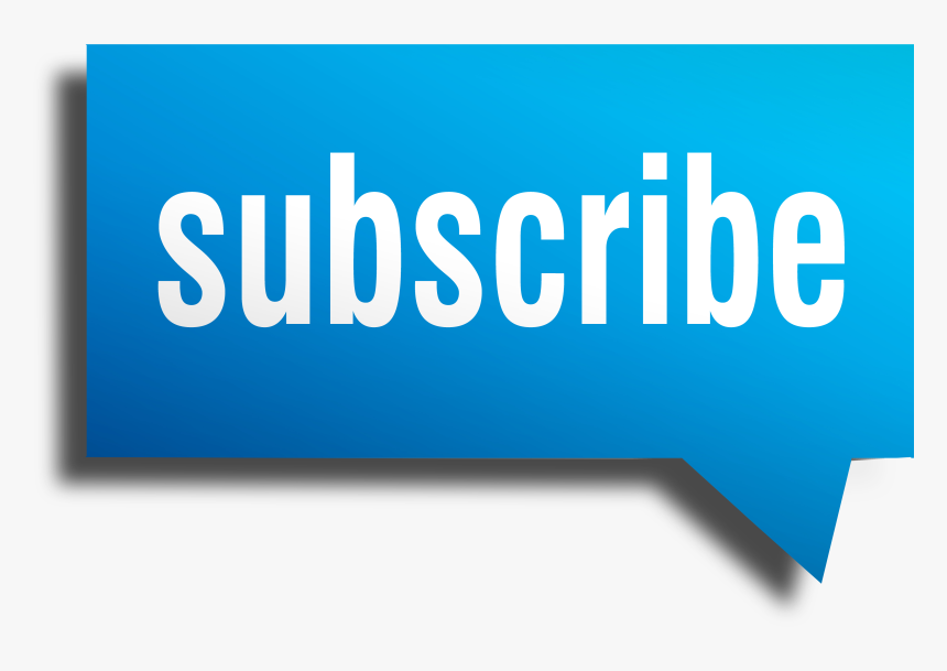 Blue Subscribe Png - Graphic Design, Transparent Png, Free Download