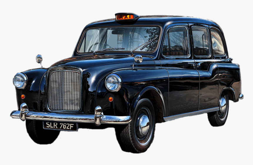 Shiny Uk Black Cab - London Black Cab Png, Transparent Png, Free Download