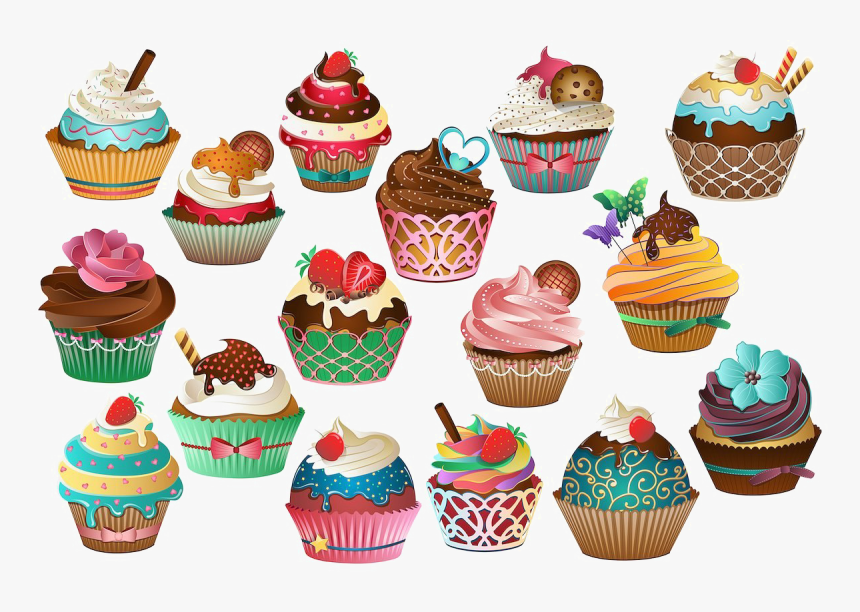 Cupcake Transparent Background Png - Transparent Background Cupcake Transparent, Png Download, Free Download