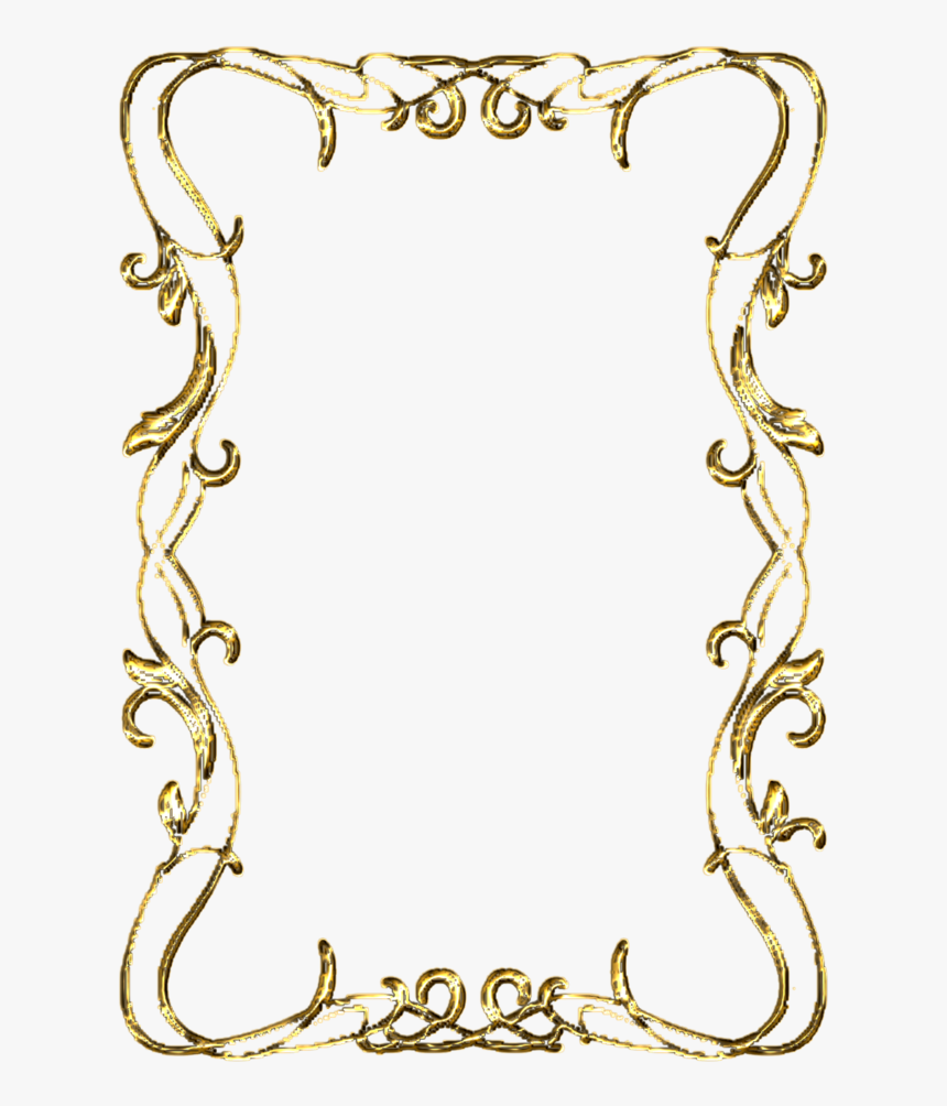 Ornate Corners Frame Gold Clipart Kid Gold Formal Certificate - Gold ...