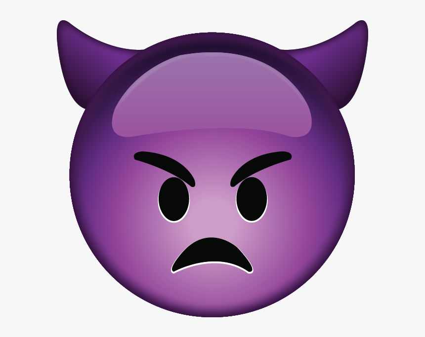 Emoji Purple Devil, HD Png Download, Free Download