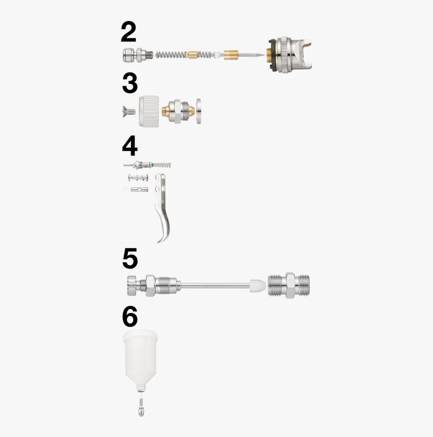 G04hvw Water Based Paint Spray Gun Parts"
 Title="g04hvw - Paint Spray Gun Spare Parts, HD Png Download, Free Download