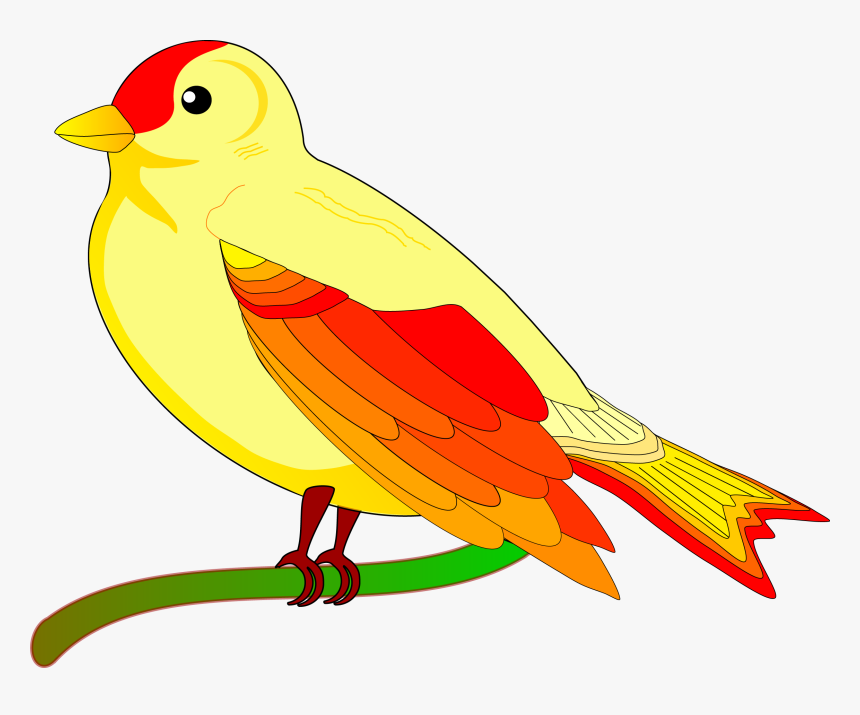 Yellow Bird Clipart Png - Bird Clipart, Transparent Png, Free Download