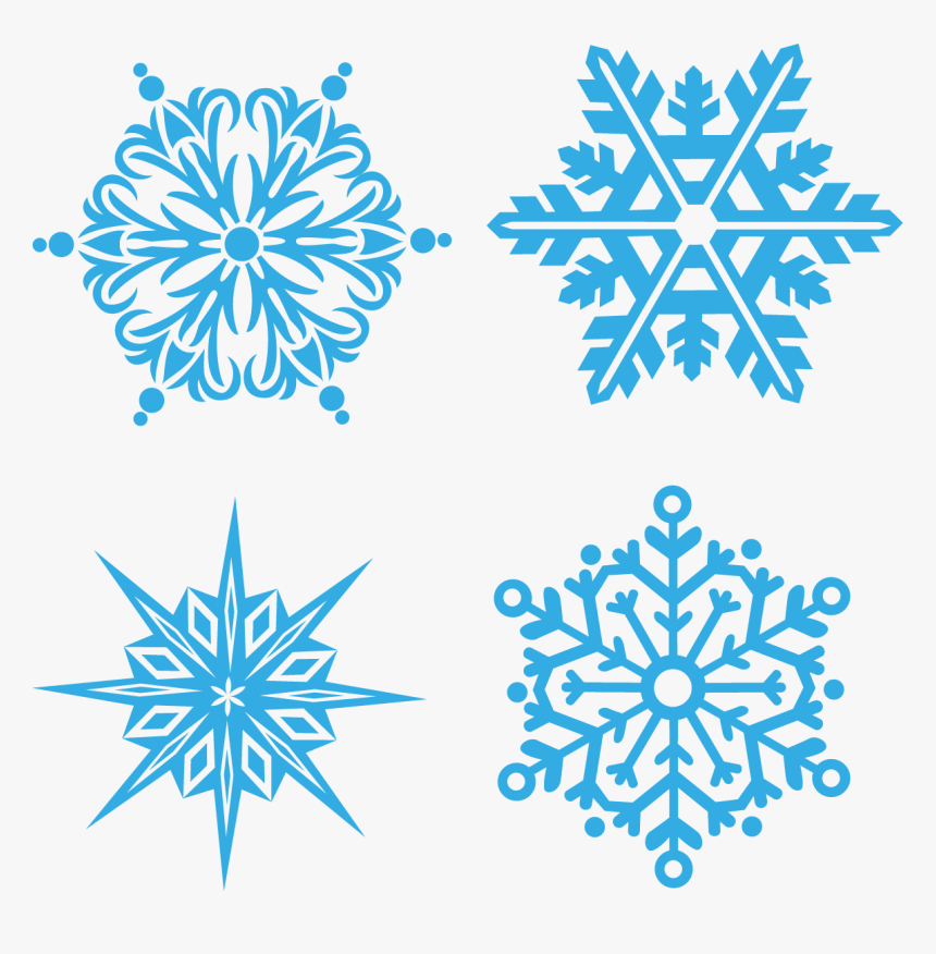 Winter Vector Vacation - Snowflake Sticker, HD Png Download - kindpng