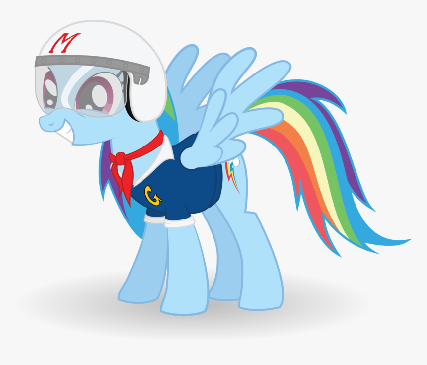 Justablankflank, Rainbow Dash, Safe, Speed Racer - Cartoon, HD Png Download, Free Download