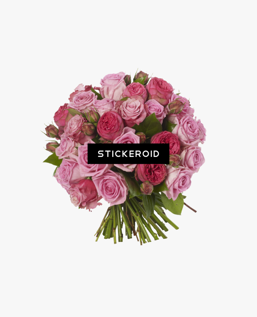 Pink Roses Flowers Bouquet - Bouquet Of Flowers Images Free Download, HD Png Download, Free Download