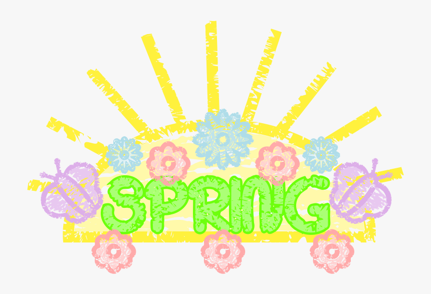 Spring Word Art - Illustration, HD Png Download, Free Download