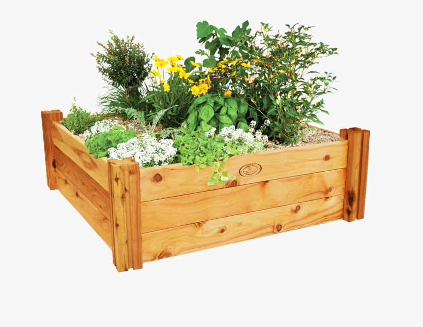 Fence Clipart Planter Box - Raised Bed Garden Png Transparent Background, Png Download, Free Download