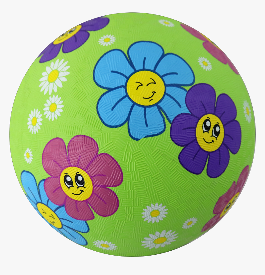 Spring Flowers Playground Ball"
 Class= - Circle, HD Png Download, Free Download