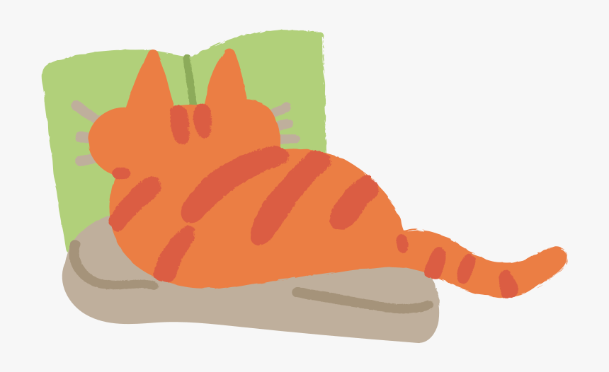 Studying Cat Png, Transparent Png, Free Download