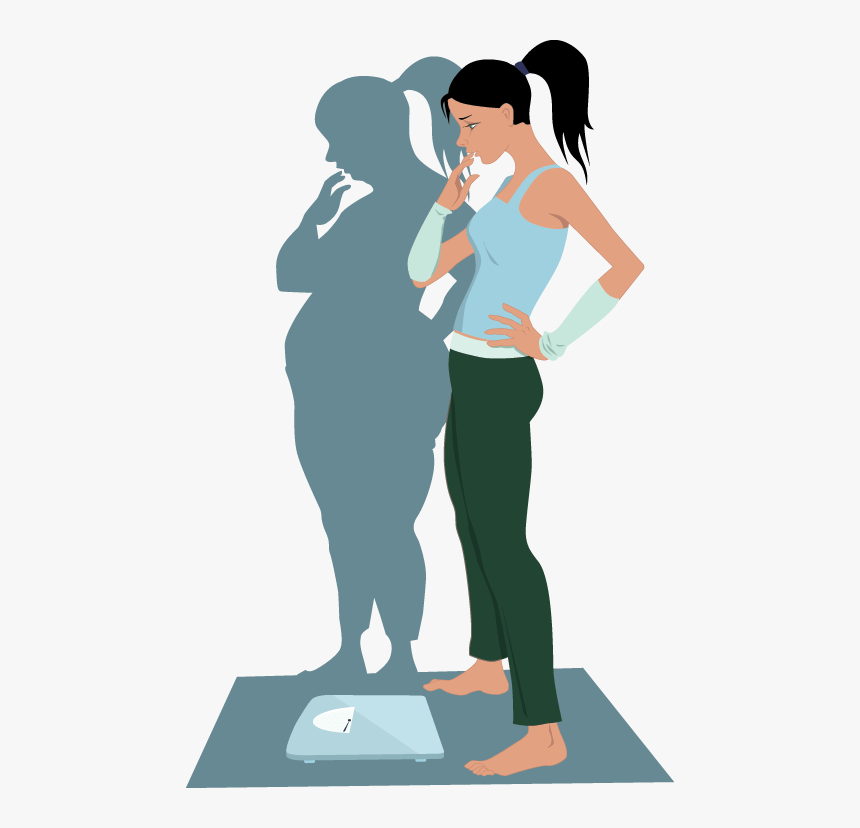 Negative Body Image Cartoon, HD Png Download, Free Download