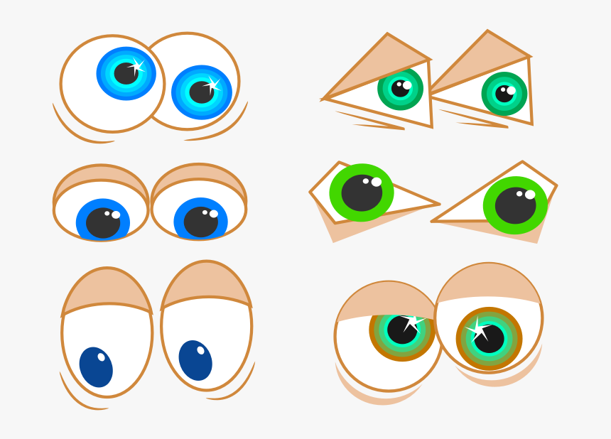 Cartoon Eyes - Ojos Y La Vista, HD Png Download, Free Download