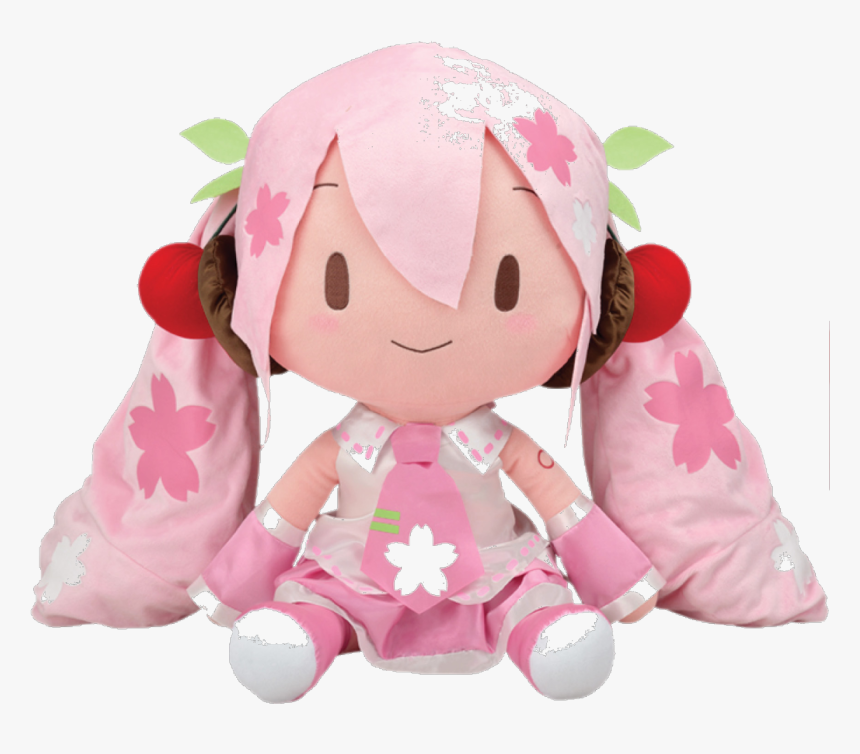 Miku#png#transparent - Sakura Hatsune Miku Plush, Png Download, Free Download