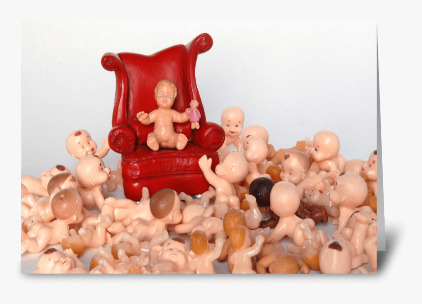 Big Red Chair Greeting Card - Figurine, HD Png Download, Free Download