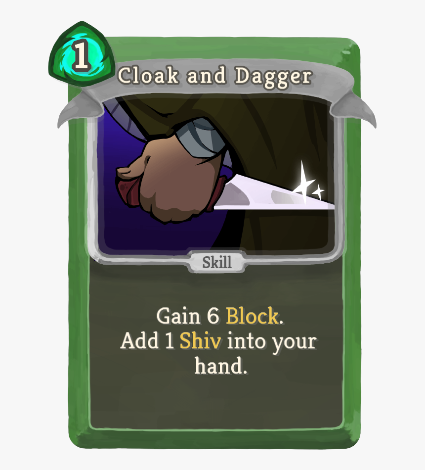 Slay The Spire Wiki - Slay The Spire Card The Silent, HD Png Download, Free Download